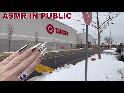 ASMR Gum Chewing Target Store Walk Through | Whispered Voiceover