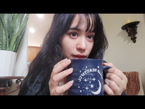 ASMR GRWM | Soft whispering, shower noise, background noise