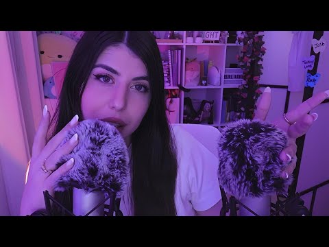 ASMR Repeating "everything is going to be ok" in English/Spanish/Hebrew With Fluffy Scratching