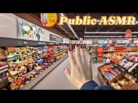 Grocery Store ASMR: Tapping, Scratching, etc. (no editing) 🛒