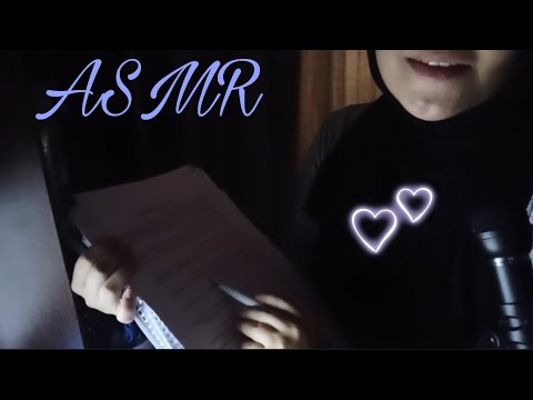 Birlikte Ders Çalışalım📝 | Anlaşılmayan Fısıltı | Kağıt-Kalem Sesleri | Ders Çalışma | Türkçe ASMR