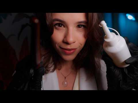 ASMR Exame Dermatológico Completo para Arrepios 🩺 Couro Cabeludo, Face e Pele