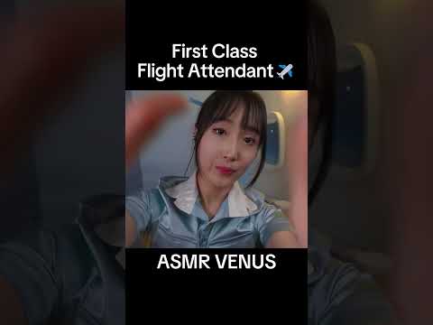 ASMR Short3 First Class Flight Attendant with Comfort & Overnight Care✈️