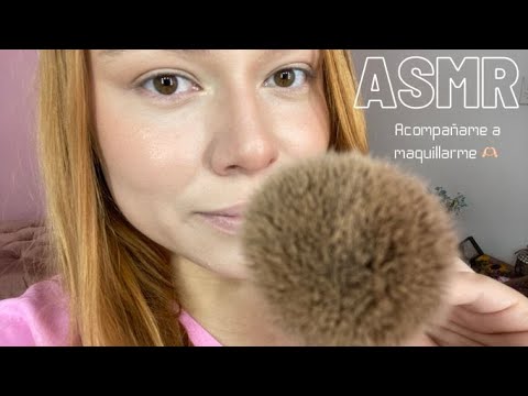 ASMR en español- acompañame mientras me maquillo 🫶🏻