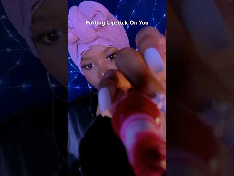 ASMR Lipstick Application On You #asmr #tingles #shorts