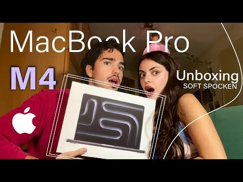 UNBOXING MacBooK Pro M4 ⌨️ll SoftSpoken