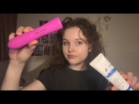 ASMR doing your make-up  l  tapping and rambling