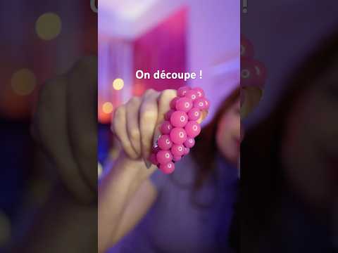 On découpe une balle ASMR et c’est bizarre à l’intérieur ! 😂