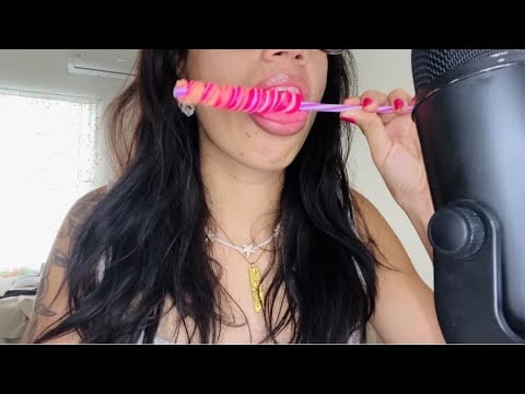 ASMR con paleta 🍭 
