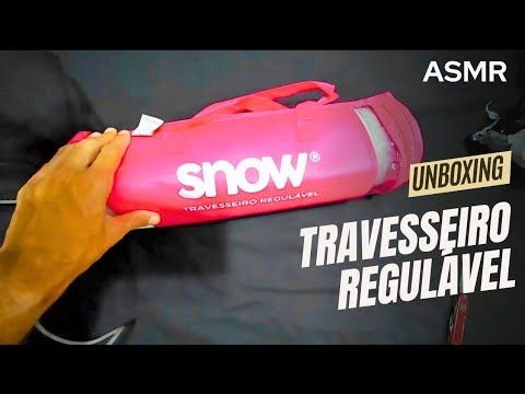 ASMR UNBOXING TRAVESSEIRO REGULÁVEL