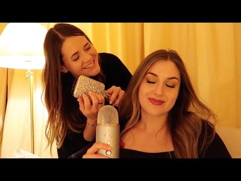 ASMR Ich gebe einer anderen ASMRTISTIN TINGLES 😇🤍 ft. @LidiASMR 