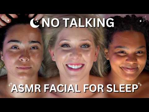 ASMR Sleep facial w/ Brianna Arsement, Arianna Hailey, and Meghan Morrison.