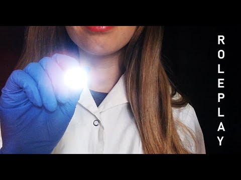 [ASMR français] ROLEPLAY Médecin -  Chirurgie sous ASMR - Face touching, Gloves, light