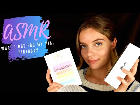 [ASMR] What I Got For My 21st Birthday!