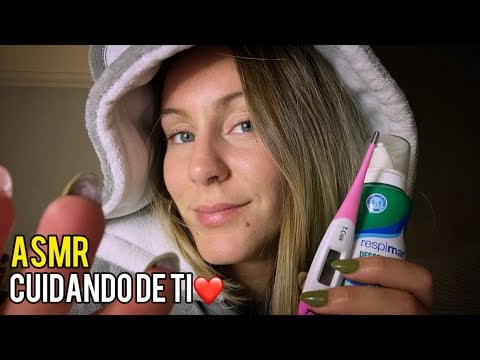 ASMR/ Te Cuido y Te Mimo Para Que No Te Enfermes🤒❤️