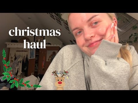 ASMR CHRISTMAS HAUL !!