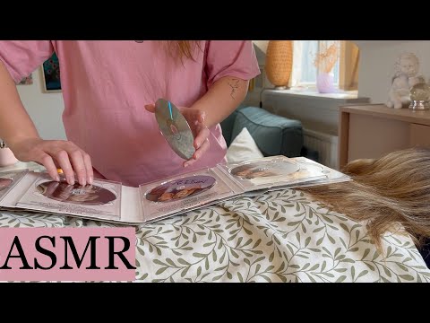 ASMR | Sleep sesh with unique triggers 🙈💆🏼‍♀️✨ DVD's, paper/magazines, brushes, tapping (no talking)