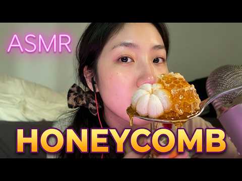 Sudu sarang lebah makan buah mangostin # bunyi mengunyah # menenangkan # asmr # mangostin