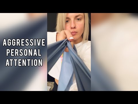 FAST & AGGRESSIVE ASMR: CHAOTIC PERSONAL ATTENTION (Alicia’s custom, lofi)