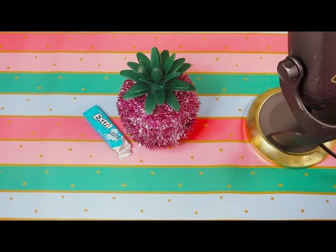 PINK PINEAPPLE SLEEP TRIGGERS ASMR CHEWING GUM