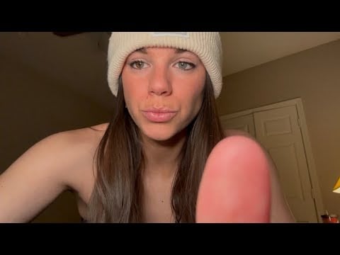 asmr skin sounds, hands sounds, & fabric scratching 