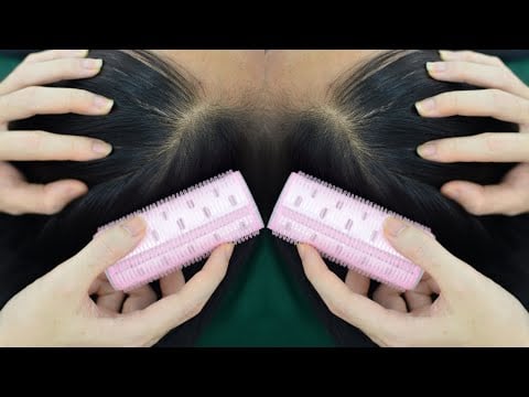 ASMR Scalp Scratching, Scalp Massage TingTing For Relieve Stress ( No Talking )