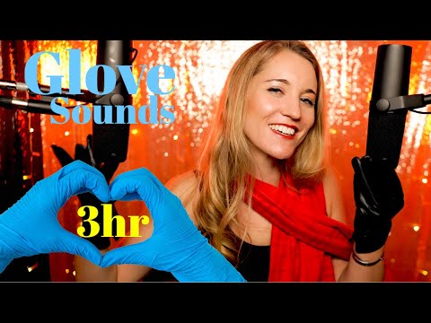 3 HOURS of GLOVES🧤ASMR 🎥 4k 🎧 Binaural