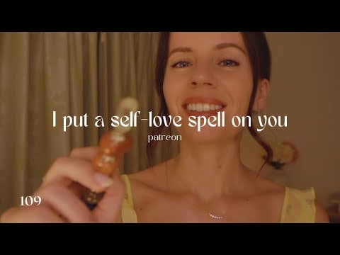 ASMR REIKI | I put a 'self love' spell on you (writing affirmations into your energy)