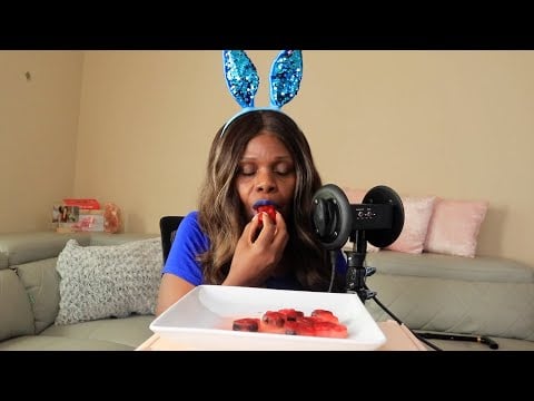Frozen Jelly ASMR Eating Sounds For Calm/Sleep