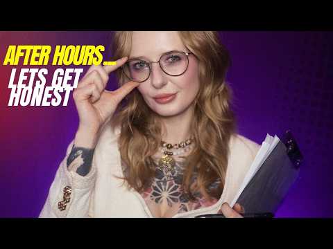ASMR Your Therapist Gets Too Personal After Hours