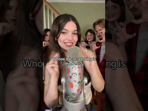 Who Has The Best ASMR Mic Scratching #asmr