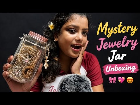 ASMR Mystery Jewellery Jar Opening😍🫶🏻