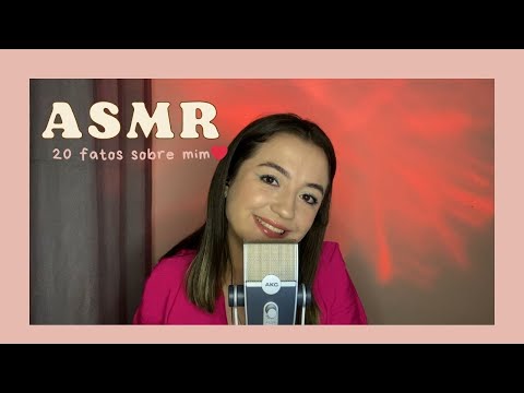 ASMR 20 FATOS SOBRE MIM COM MUITOS GATILHOS E SUSSURROS (SONINHO GARANTIDO) 💖😴