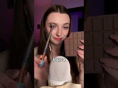 1 or 2? #asmr #asmrsounds #asmrrelax #asmrtingles #asmrwhispers #asmrsleep #relax #tingles #whispers