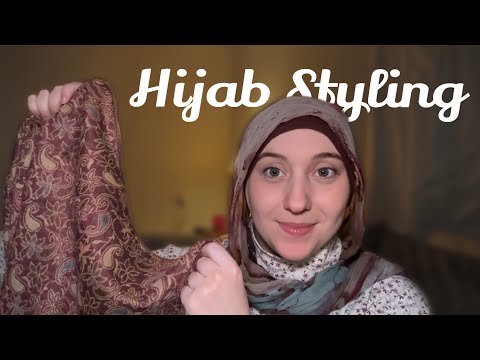 ASMR Friend Shows You Different Hijab Styles