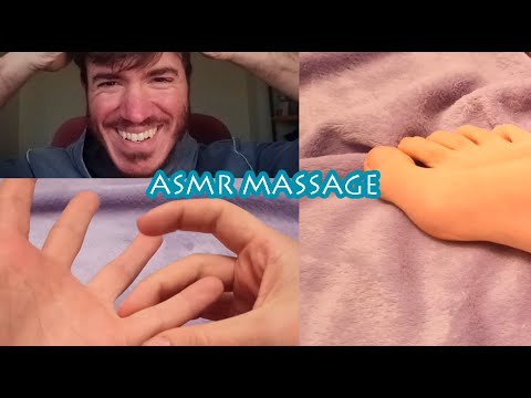 ASMR | MASAJE en PIES, MANOS y ROSTRO