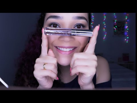 (ASMR) Comprinhas, Testando MAQUIAGEM e Afins (caseirinho)