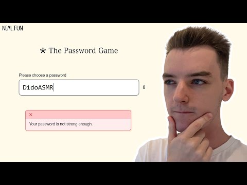 [ASMR] The Password Game