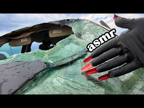 exploring junkyard for asmr and sleep - lofi tapping