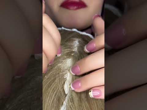 Dandruff Removal #asmr #asmrhairplay #asmrscratching