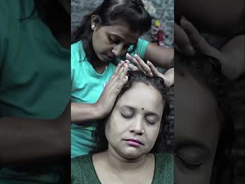 She Doing Head And Neck Massage ASMR #shorts