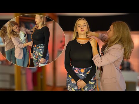 ASMR Full Body DETAILED Measuring for Fitting of Elegant and FEMININE Dress | Real Person ASMR