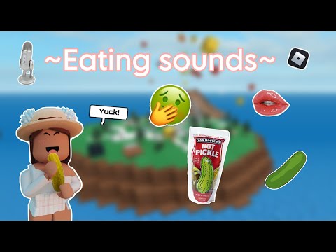 Eating pickle (gross) + mouth sounds✨ playing natural disaster!