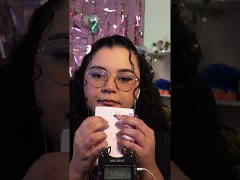 ASMR Tapping no caderno