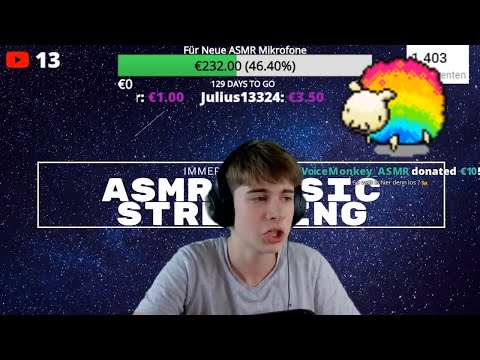 Entspannter ASMR Livestream Road To 1,5k