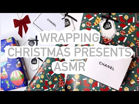 ASMR suomi - JOULULAHJOJEN PAKETOINTI & JOULUKORTIT - wrapping christmas presents 2021