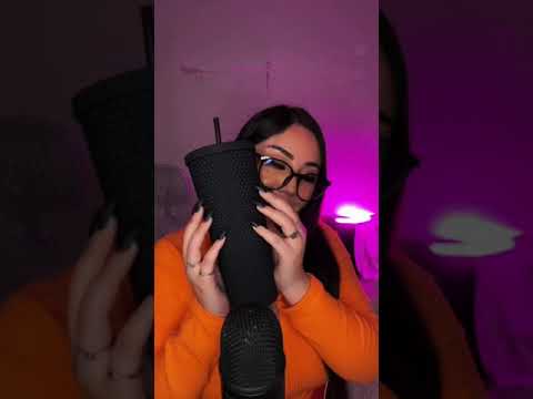 ASMR Tapping on Starbucks Cup/Tumbler #SHORTS