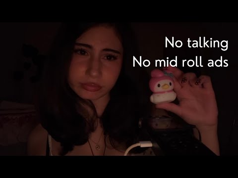 ASMR ~ Tascam triggers for sleep (No talking and no mid roll ads) 