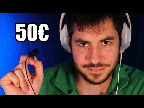 Faire un ASMR avec un micro cravate USBC à 50€