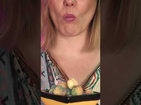 👆🏼 Relaxing & Soothing Hard Candy Sounds - ASMR Bonbons Eating #shorts